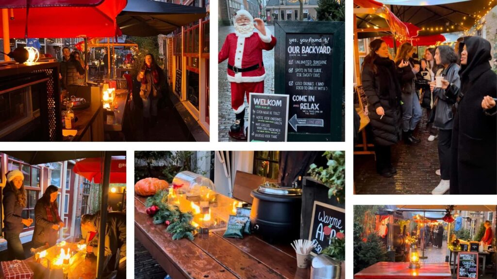 glühwein, wafels en meer in de kerststraat
